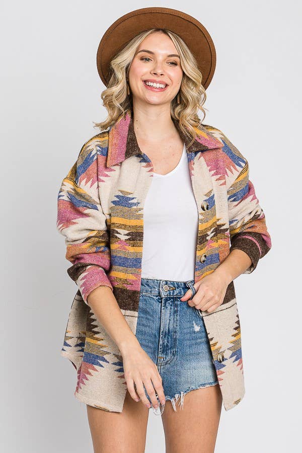 AZTEC CONTRAST JACKET