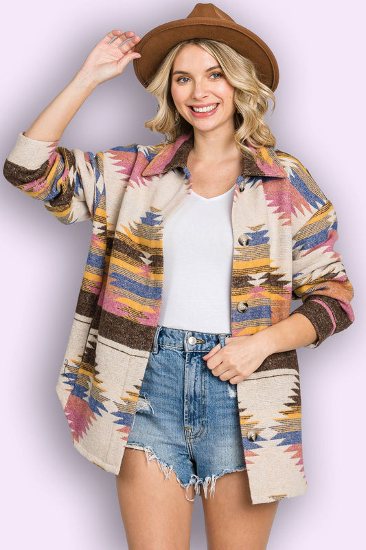 AZTEC CONTRAST JACKET